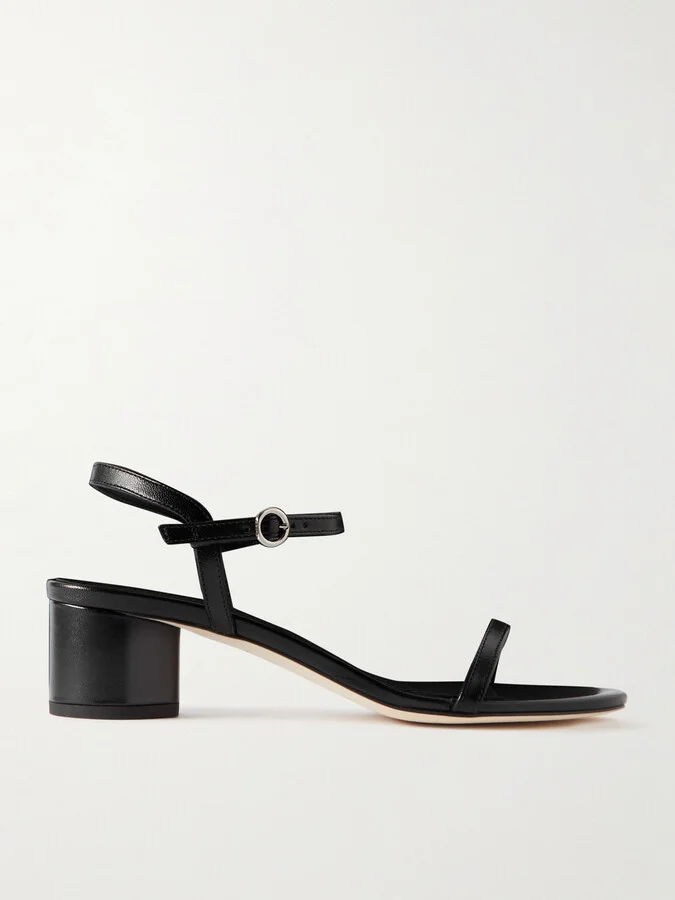 Aeyde - Immi Leather Sandals - Black