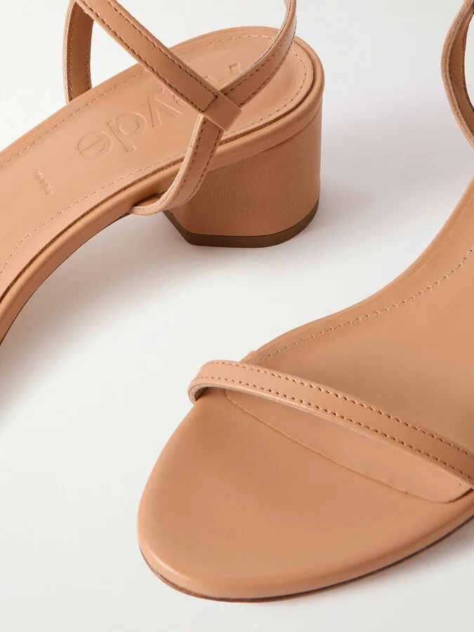 Aeyde - Immi Leather Sandals - Neutrals - Image 4