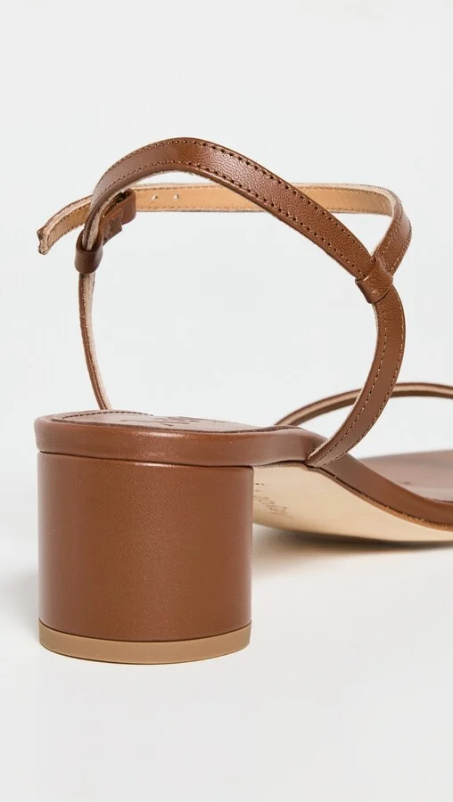 AEYDE Immi Nappa Leather Brown Sandals - Image 4