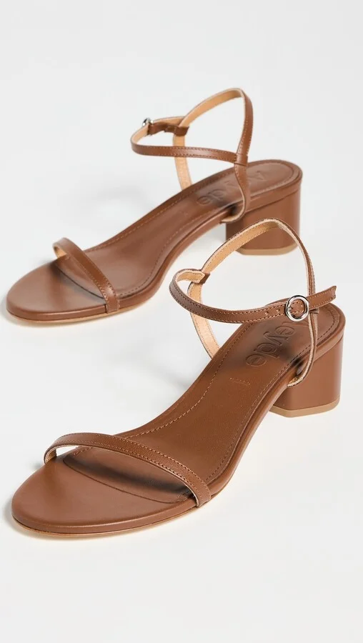 AEYDE Immi Nappa Leather Brown Sandals - Image 5