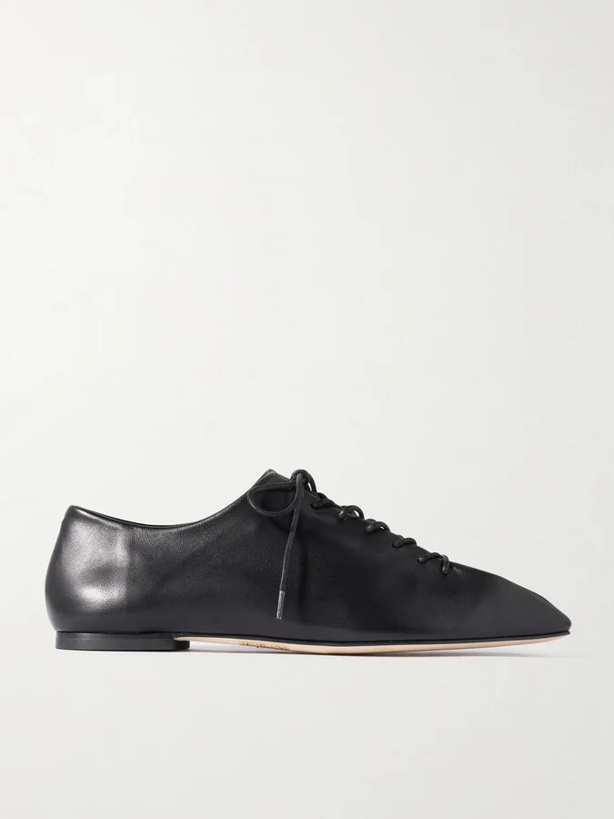 Aeyde - Isla Leather Brogues - Black