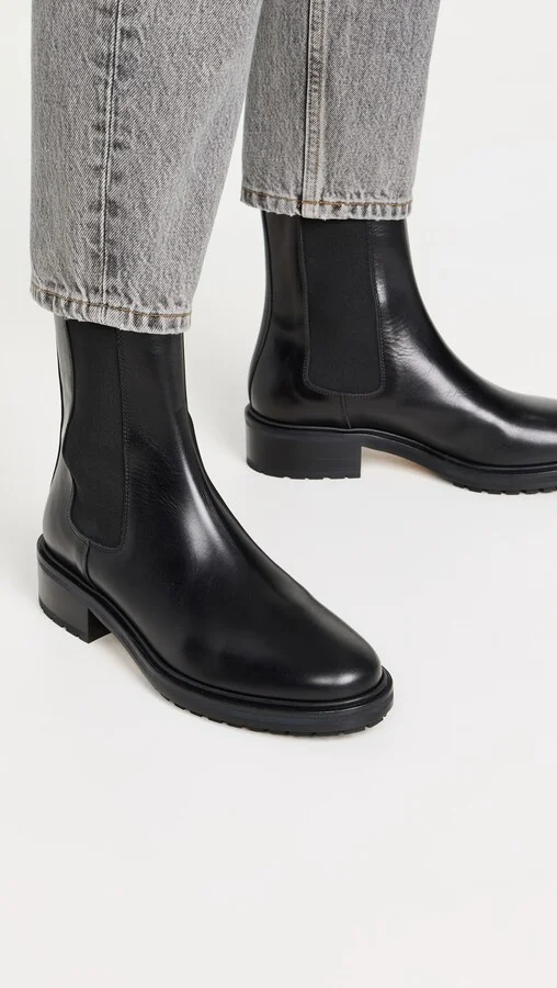 AEYDE Jack Calf Leather Black Boots - Image 4