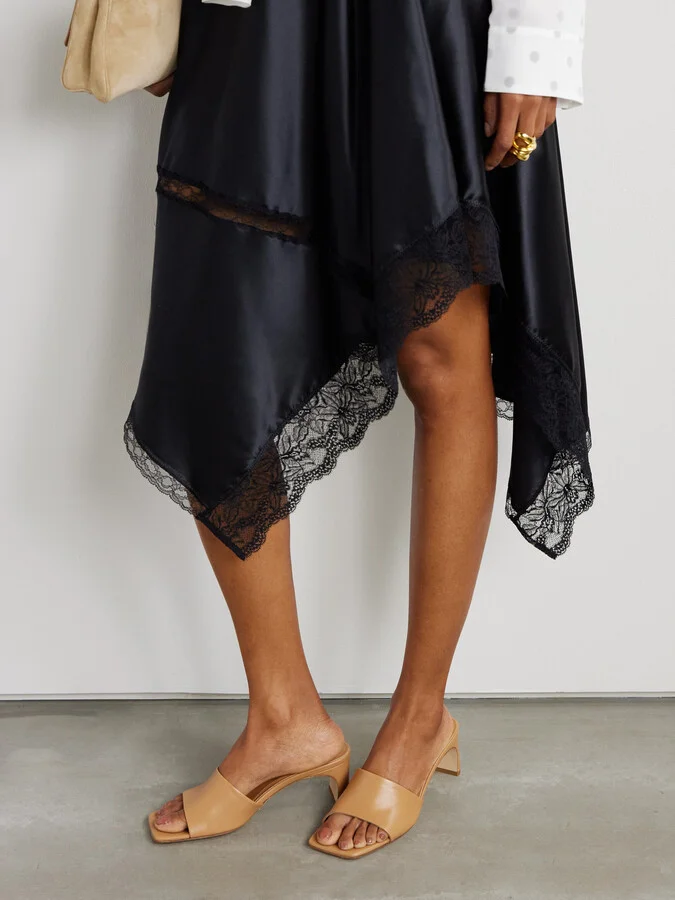 Aeyde - Jeanie Leather Mules - Brown - Image 2