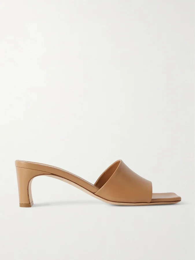 Aeyde - Jeanie Leather Mules - Brown