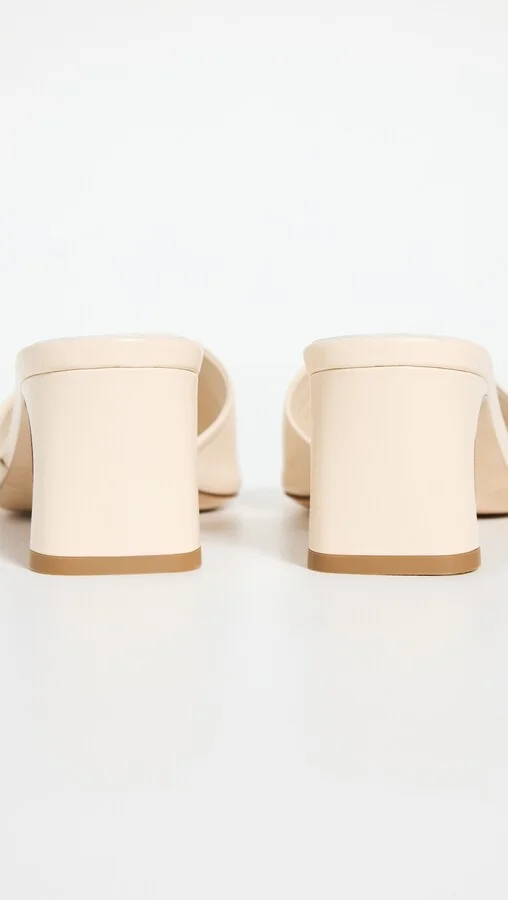 AEYDE Jeanie Nappa Leather Creamy Sandals - Image 5
