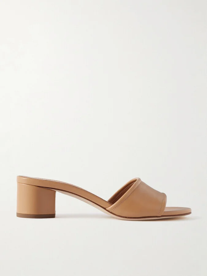Aeyde - Jovia Leather Mules - Neutrals