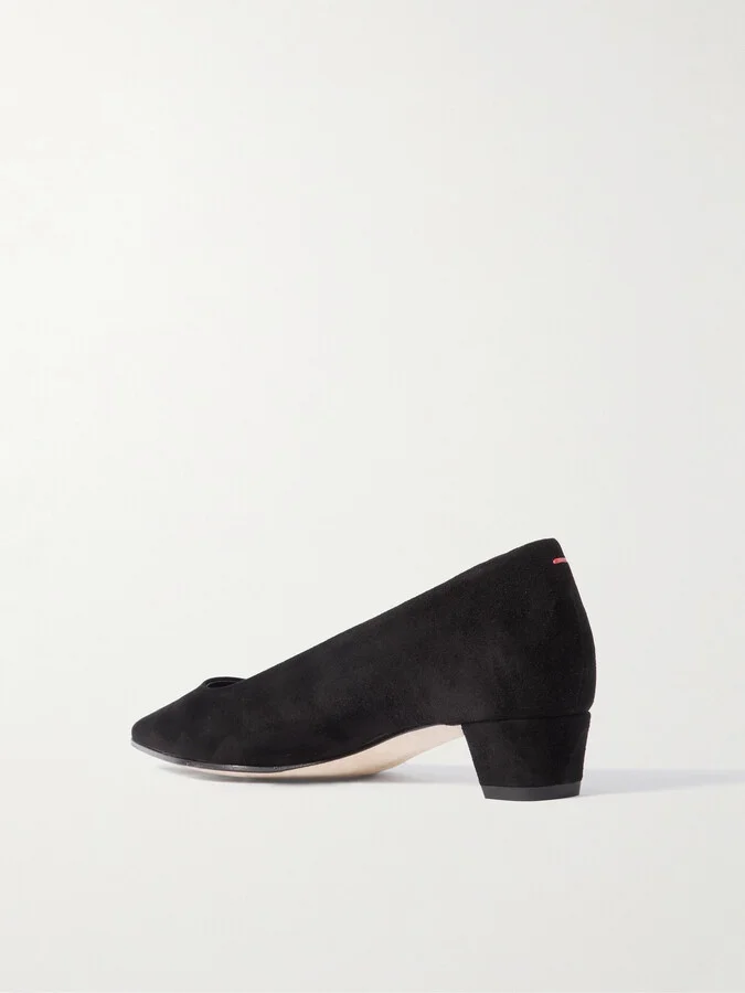 Aeyde - Judi Suede Pumps - Black - Image 3
