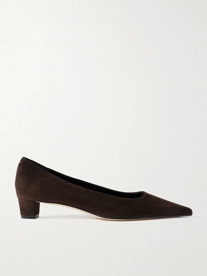 Aeyde - Judi Suede Pumps - Brown