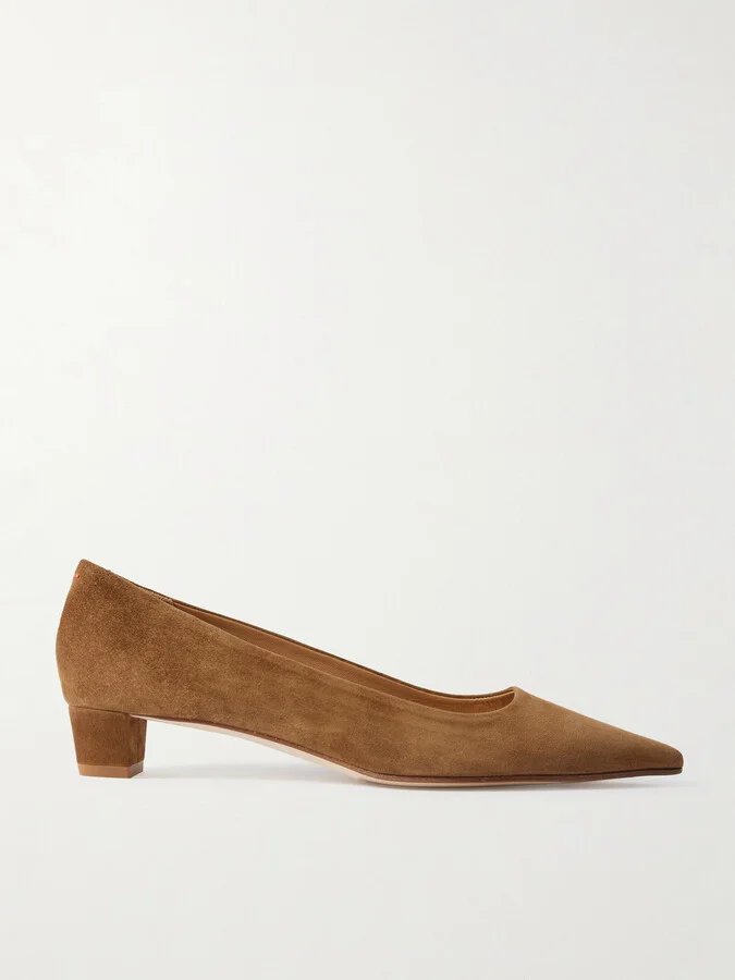 Aeyde - Judi Suede Pumps - Brown