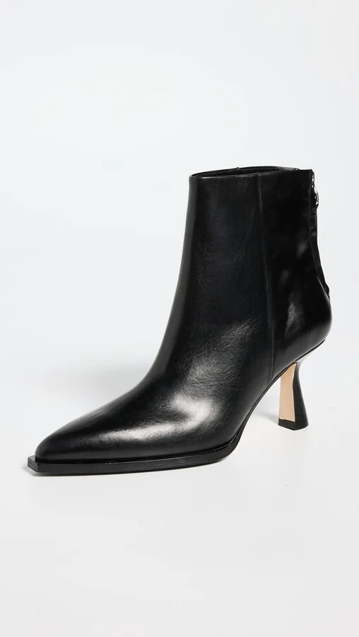 AEYDE Kala Calf Leather Black Booties - Image 3