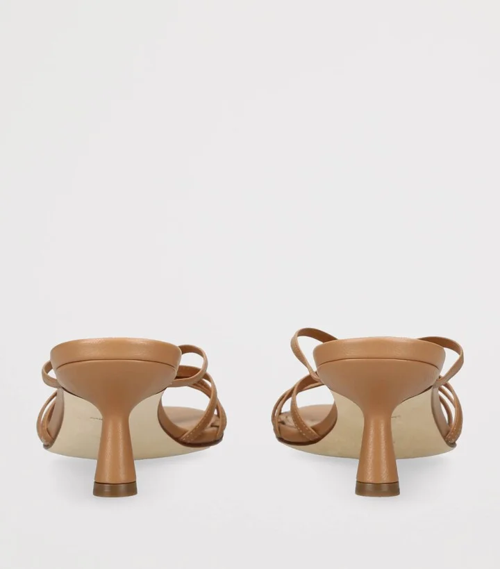Aeyde Leather Abby Heeled Sandals 50 - Image 2