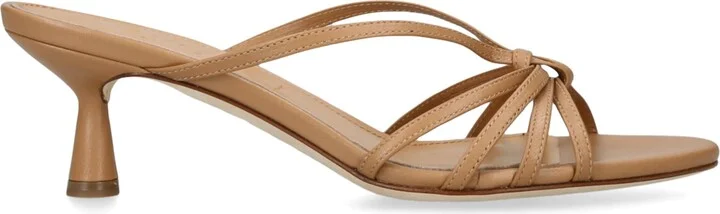 Aeyde Leather Abby Heeled Sandals 50