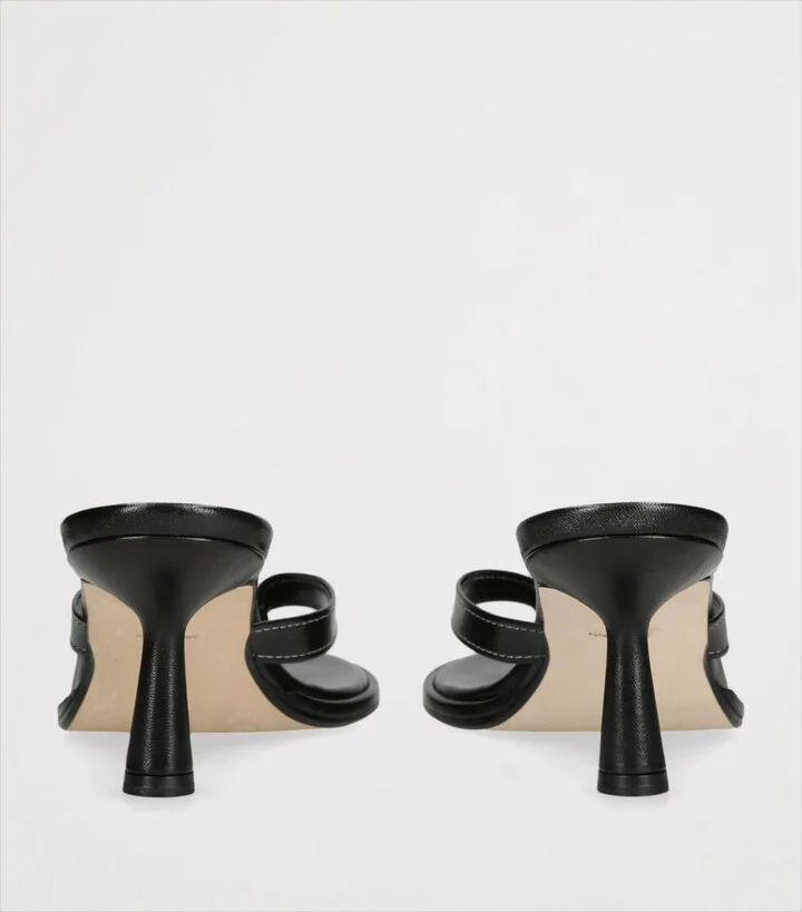 Aeyde Leather Daphne Heeled Sandals 75 - Image 2