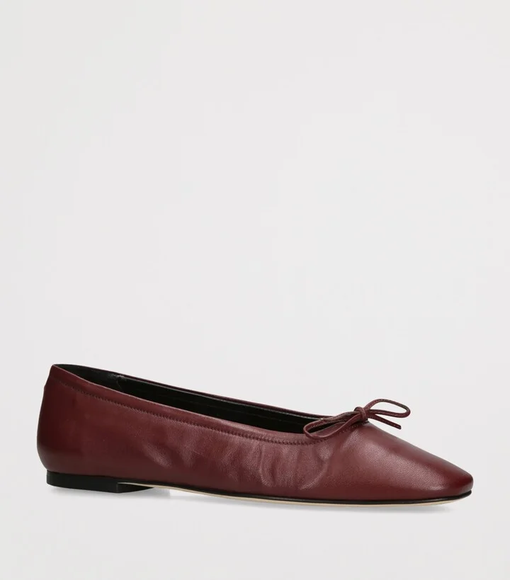 Aeyde Leather Delfina Ballet Flats - Image 3