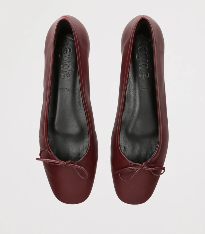 Aeyde Leather Delfina Ballet Flats - Image 4