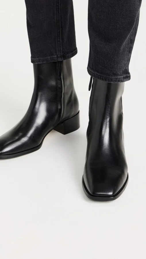 AEYDE Lee Calf Leather Black Boots - Image 4
