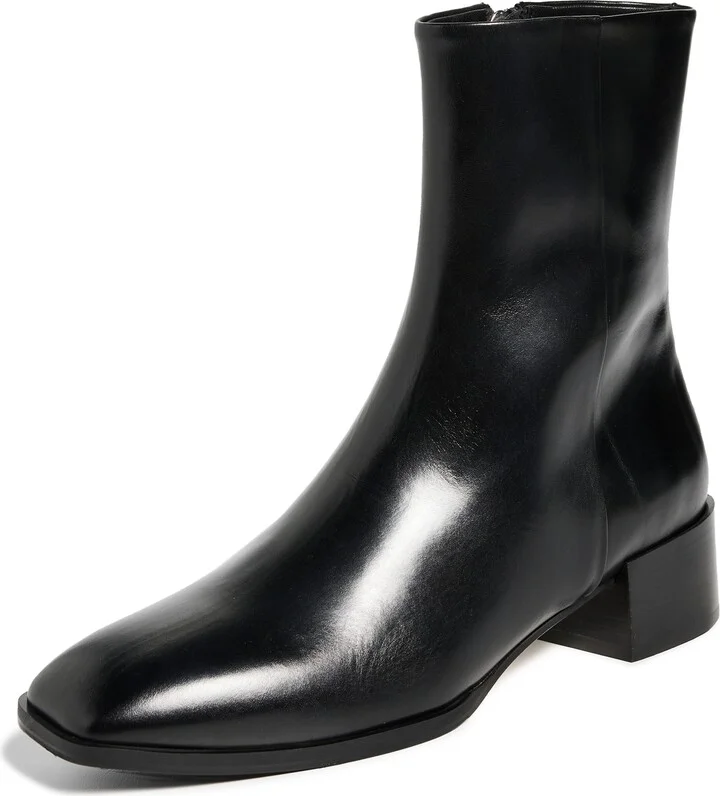 AEYDE Lee Calf Leather Black Boots