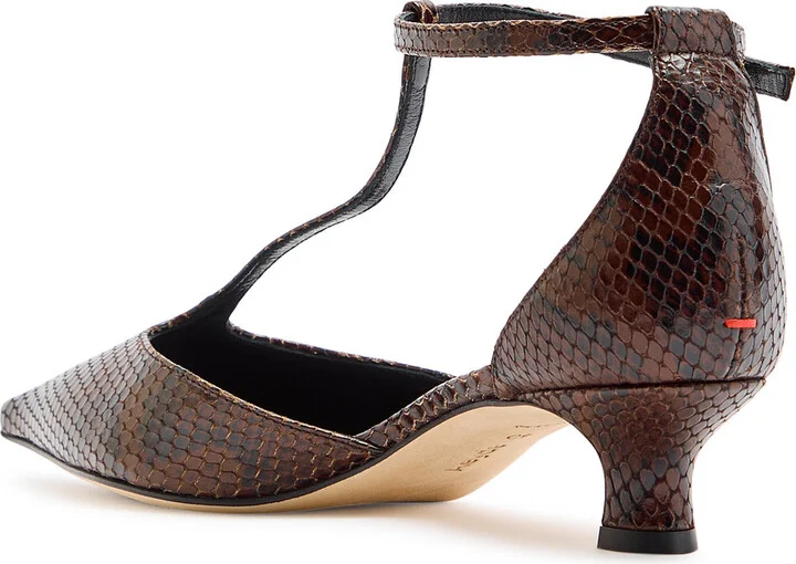 Aeyde Liz 35 Python-effect Leather Pumps - Image 2