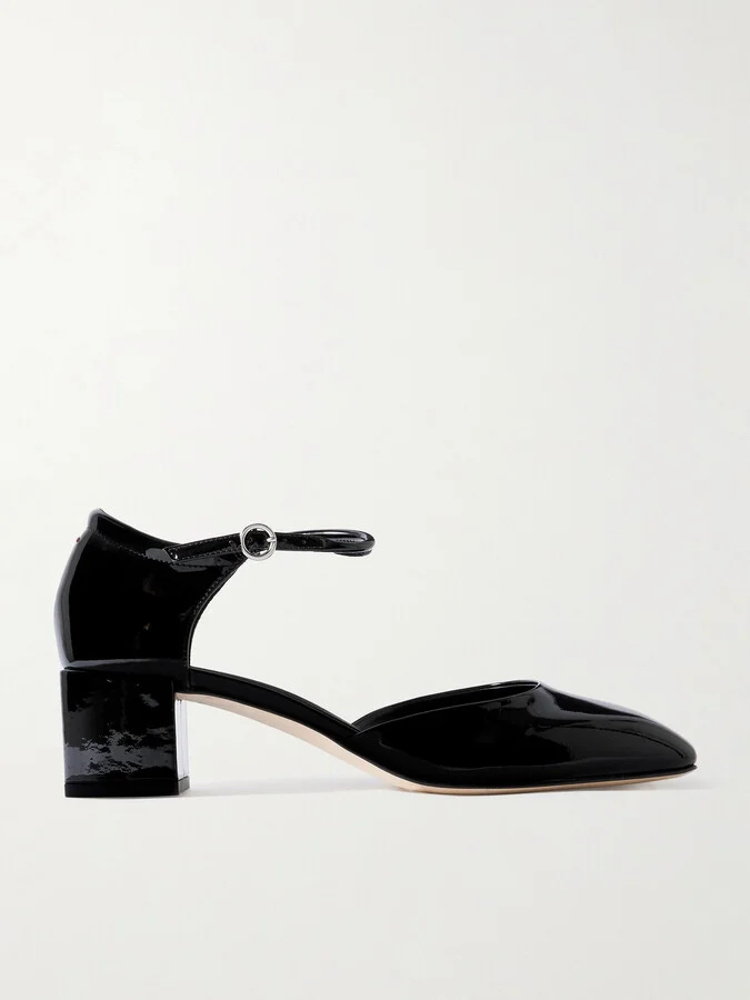 Aeyde - Magda Patent-leather Pumps - Black