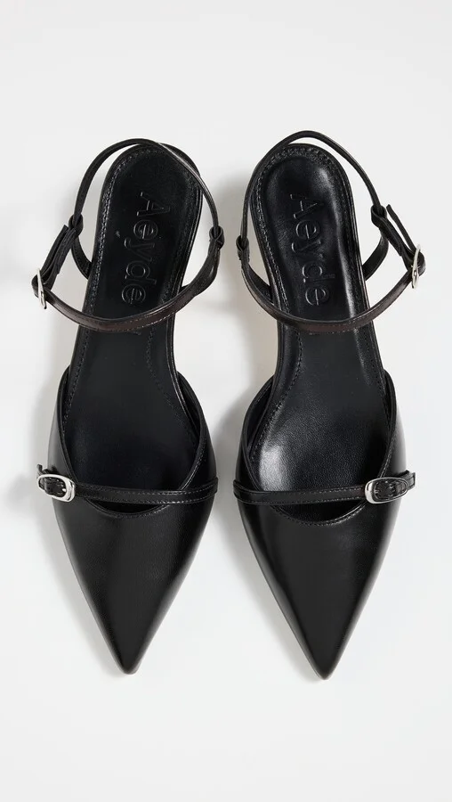 AEYDE Melia Nappa Leather Heels - Image 2