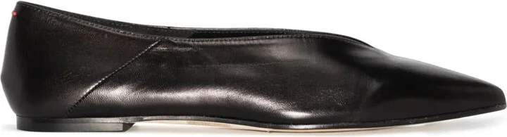 Aeyde Moa Nappa Leather Black Shoes
