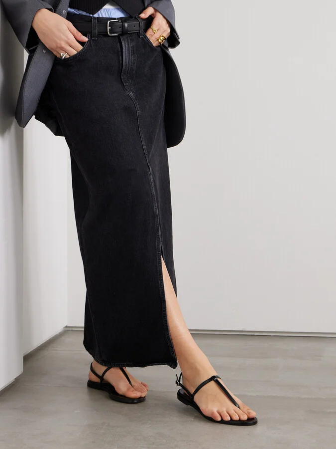 Aeyde - Nala Leather Sandals - Black - Image 2