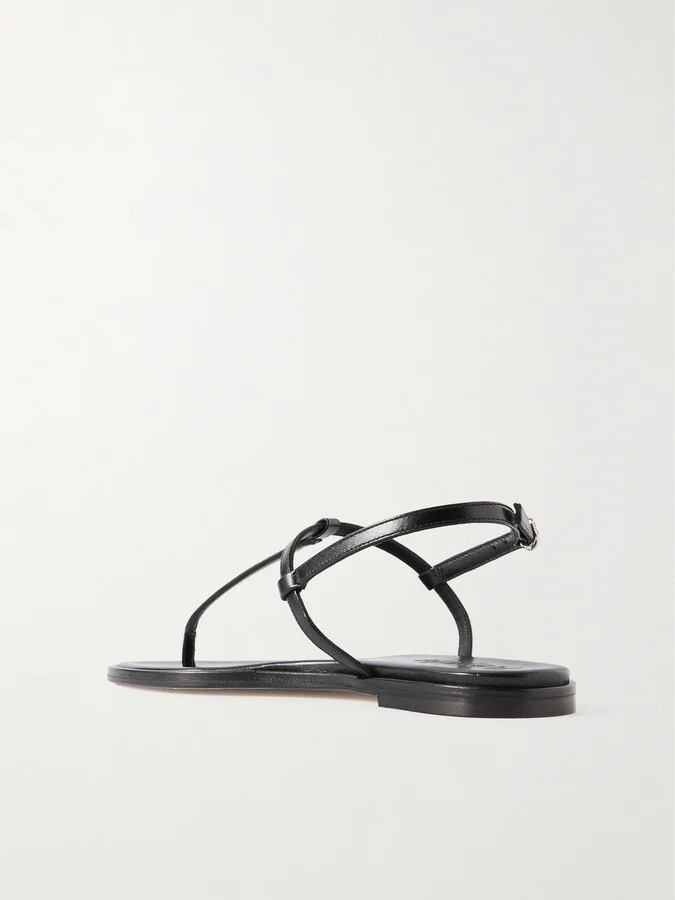 Aeyde - Nala Leather Sandals - Black - Image 3