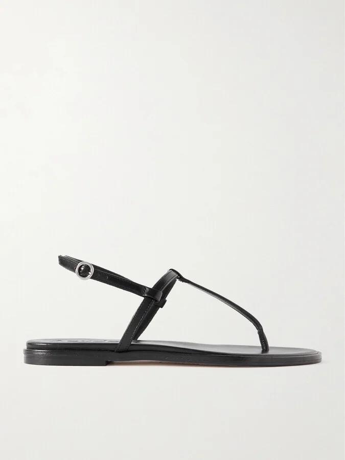Aeyde - Nala Leather Sandals - Black