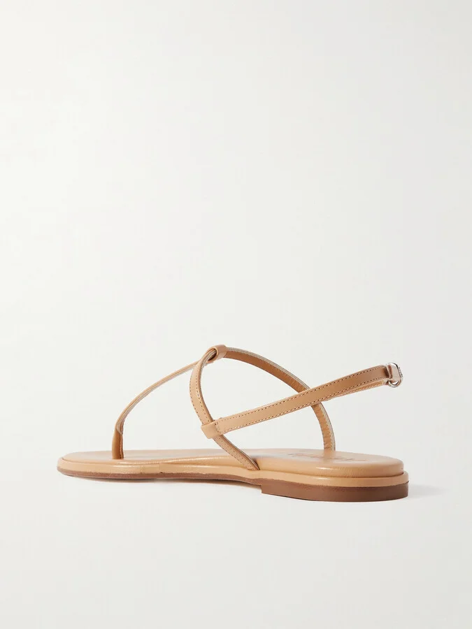 Aeyde - Nala Leather Sandals - Neutrals - Image 3
