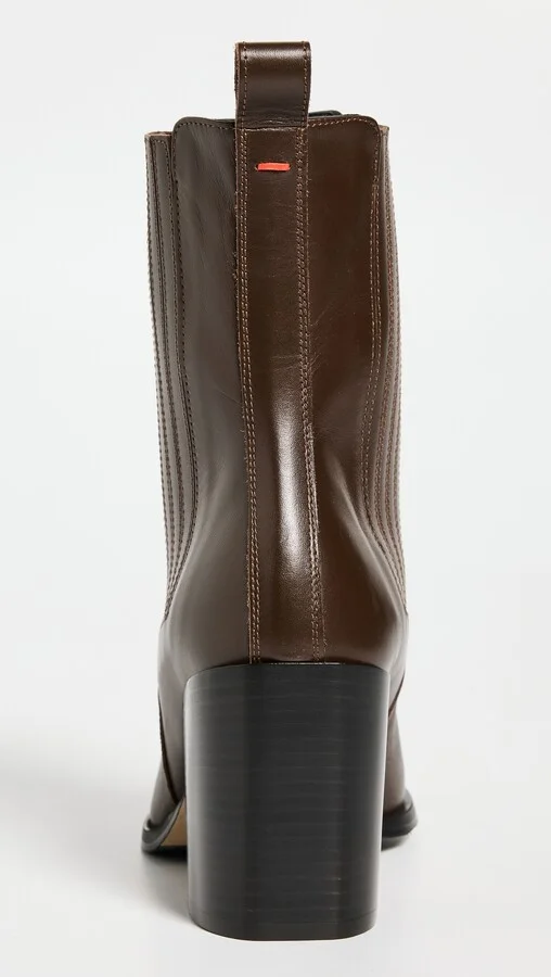 AEYDE Nat Calf Leather Moka Botties - Image 2