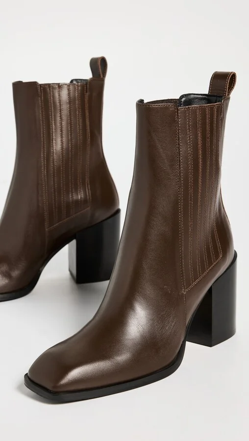 AEYDE Nat Calf Leather Moka Botties - Image 4