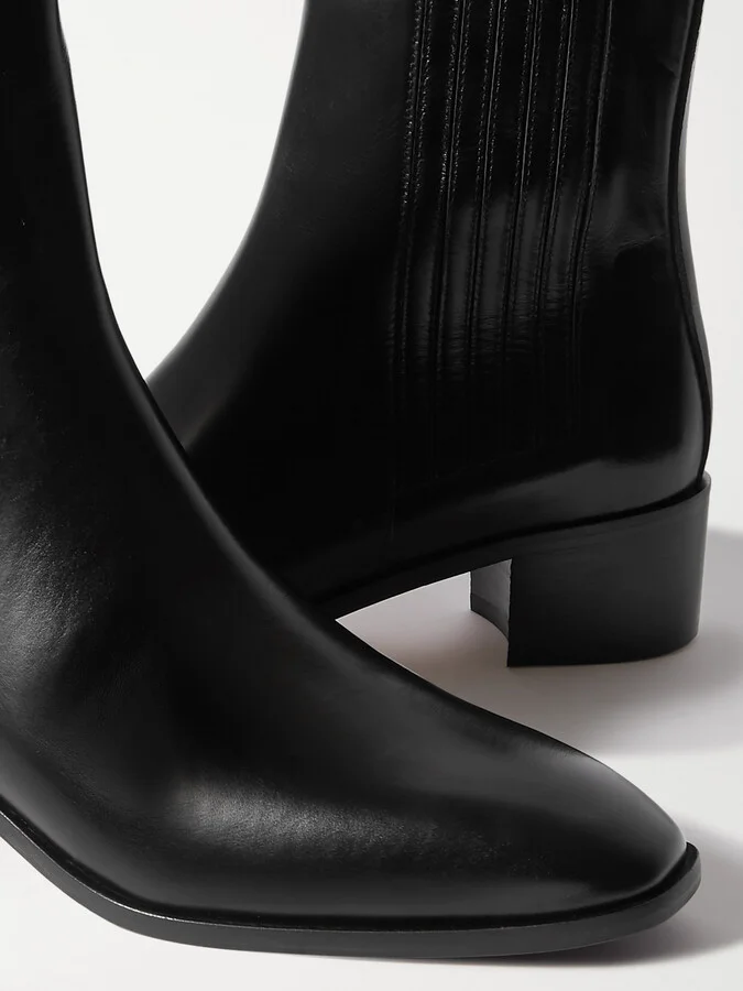 Aeyde - Neil Leather Chelsea Boots - Black - Image 5