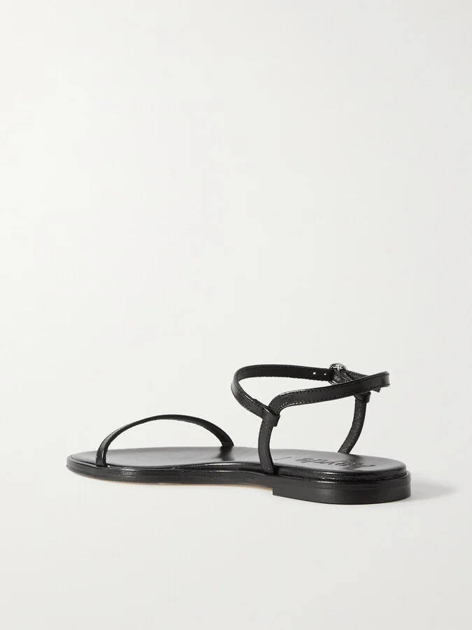 Aeyde - Nettie Leather Sandals - Black - Image 3