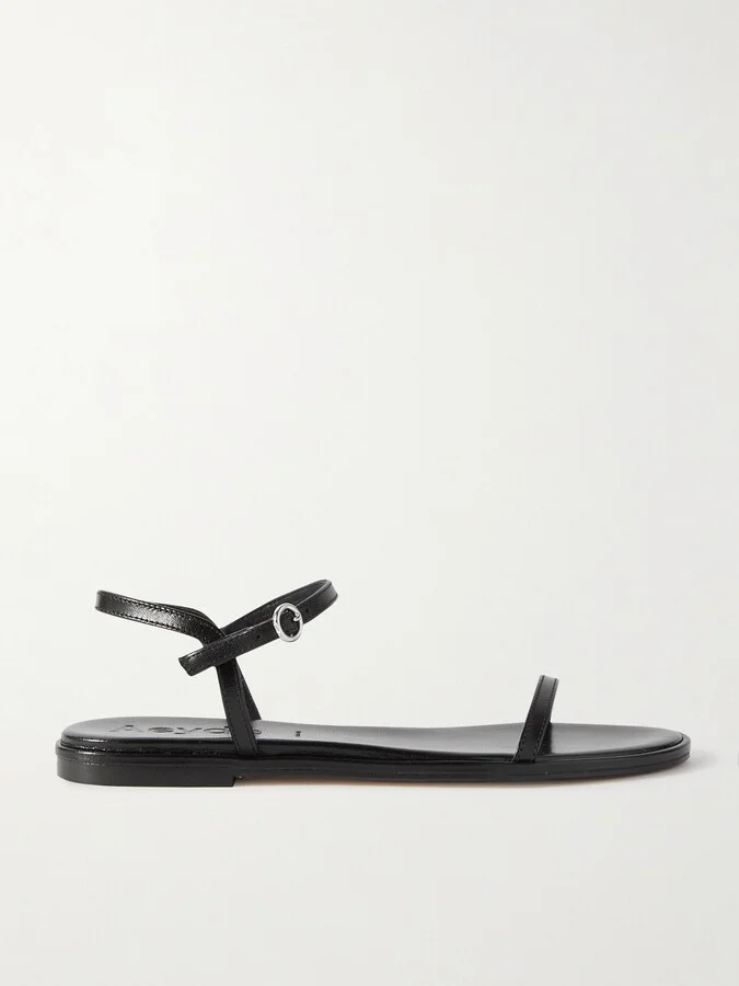 Aeyde - Nettie Leather Sandals - Black