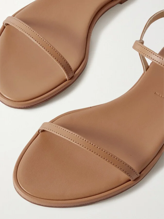 Aeyde - Nettie Leather Sandals - Brown - Image 4