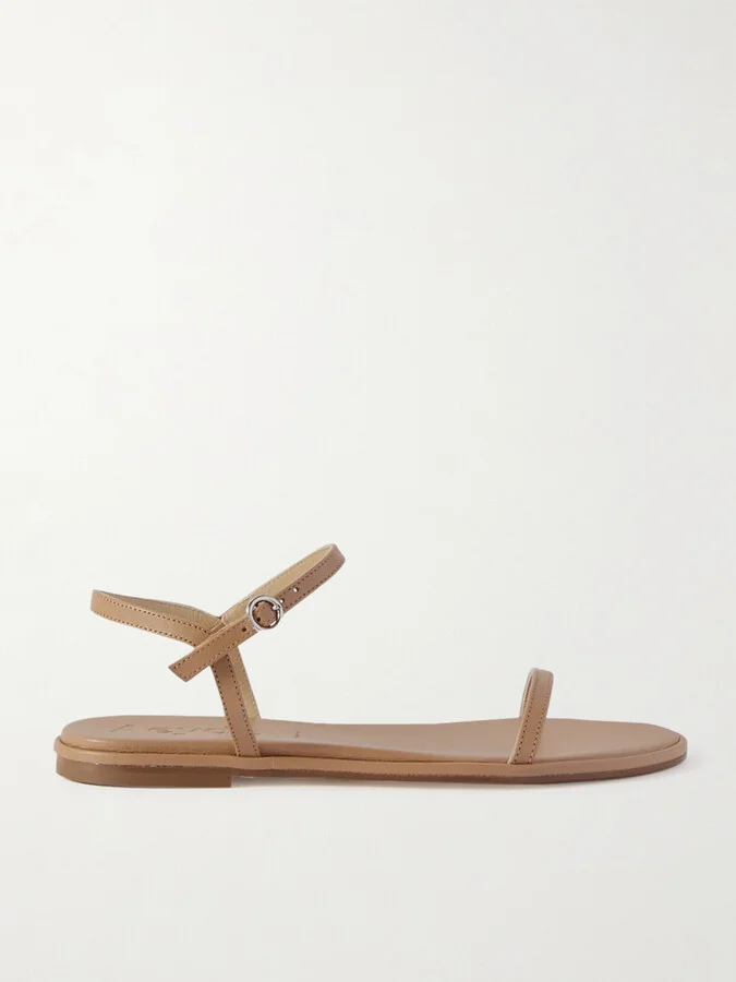 Aeyde - Nettie Leather Sandals - Brown