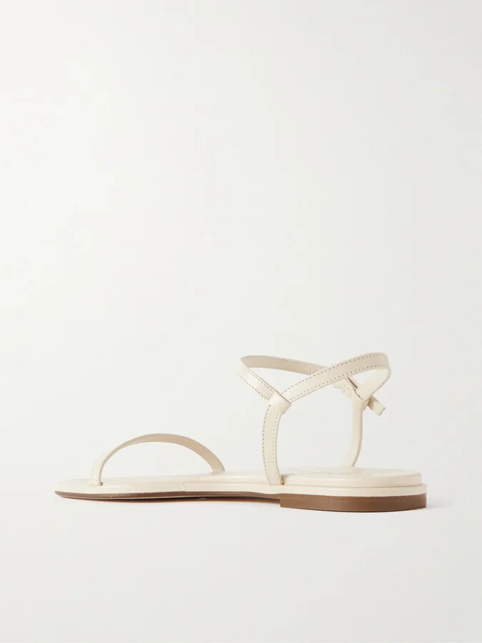 Aeyde - Nettie Leather Sandals - Cream - Image 3