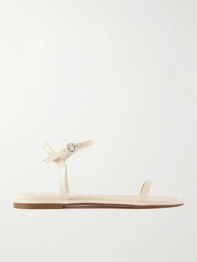 Aeyde - Nettie Leather Sandals - Cream