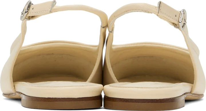 Aeyde Off-White Dani Slippers - Image 2