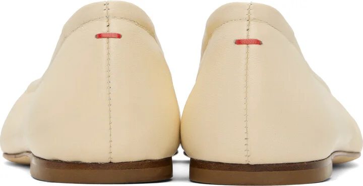 Aeyde Off-White Delfina Ballerina Flats - Image 2