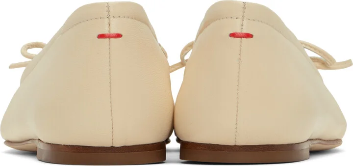 Aeyde Off-White Delfina Ballerina Flats - Image 2