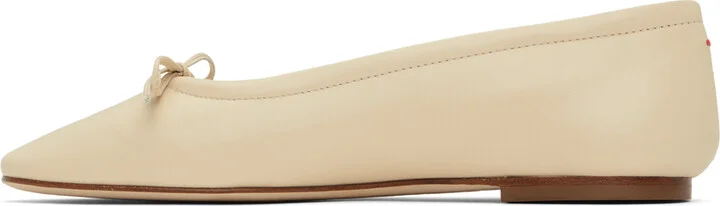 Aeyde Off-White Delfina Ballerina Flats - Image 3