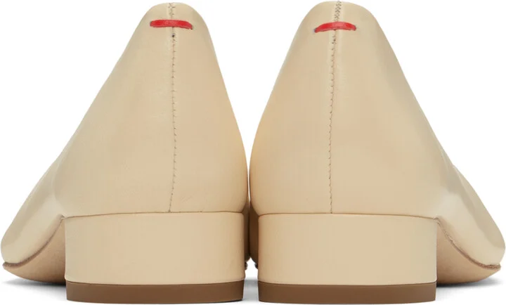Aeyde Off-White Delia Ballerina Flats - Image 2