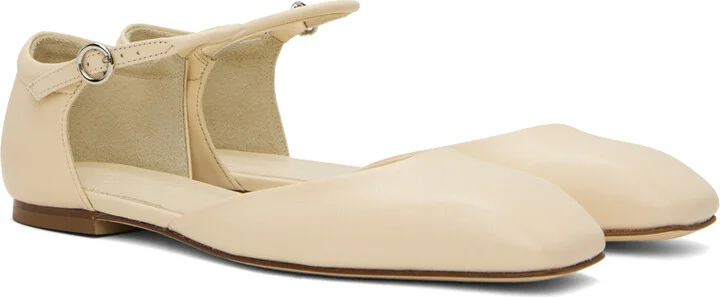Aeyde Off-White Miri Loafers - Image 4