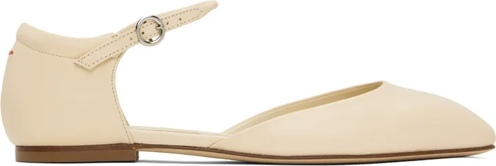 Aeyde Off-White Miri Loafers