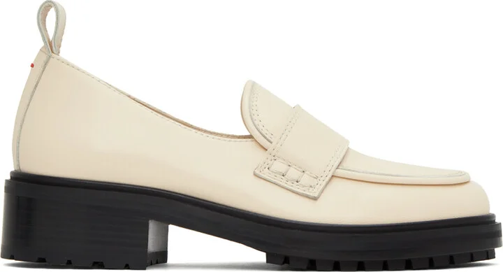 Aeyde Off-White Ruth Loafers