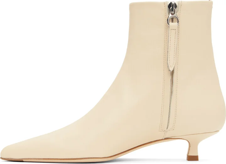 Aeyde Off-White Sofie Boots - Image 3
