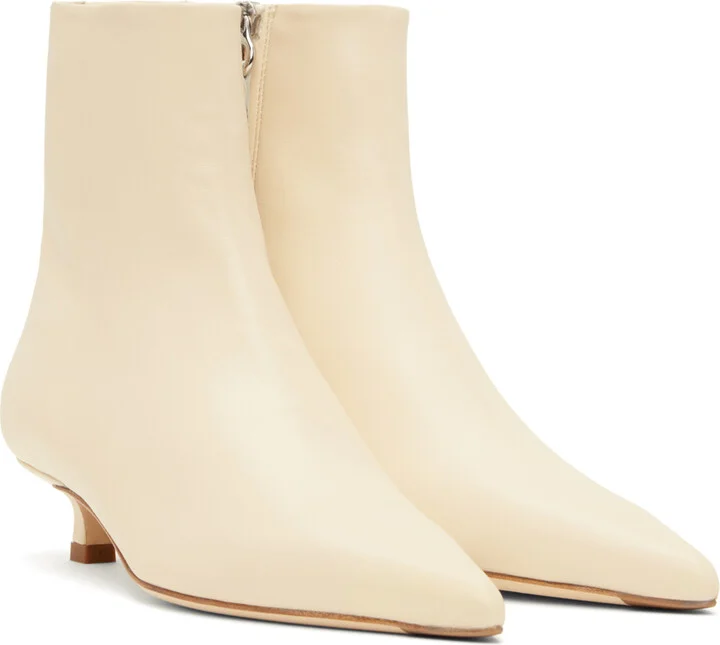 Aeyde Off-White Sofie Boots - Image 4