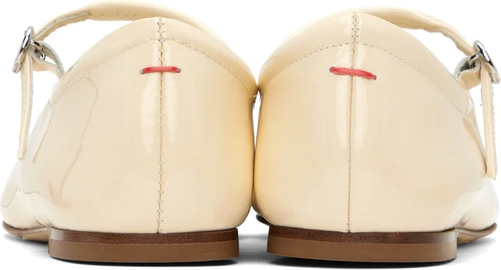 Aeyde Off-White Uma Ballerina Flats - Image 2