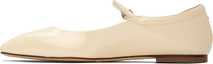 Aeyde Off-White Uma Ballerina Flats - Image 3